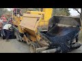 apollo wm 6 hes paver finisher working video