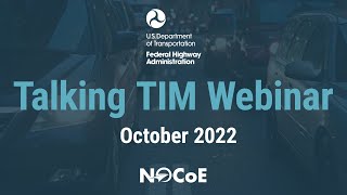 Talking TIM Webinar: October 2022 - Full Webinar