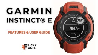 How to Use Garmin Instinct E | Features, Setup & User Guide