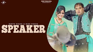 SPEAKER - MINTU DHURI \u0026 MISS POOJA | LYRICAL VIDEO | Latest Punjabi Song 2016 | @Mad4Music1