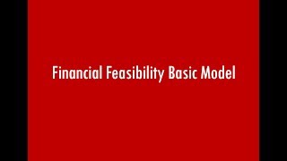 financial feasibility basic model 5 indicators