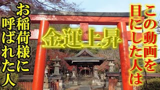 ※見るだけ金運上昇【パワースポット旅　竹中稲荷神社/京都市左京区】この動画に導かれた人、お稲荷さまに呼ばれています