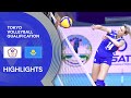 Chinese Taipei vs. Kazakhstan - Highlights | AVC Women's Tokyo Volleyball Qualification 2020