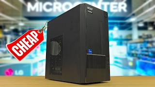 Can the CHEAPEST Microcenter PC Game?