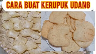 CARA MEMBUAT KERUPUK UDANG BESAR YANG MUDAH/ IDE USAHA RUMAHAN