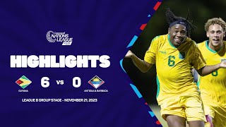Highlights | Guyana vs Antigua & Barbuda | 2023/24 Concacaf Nations League