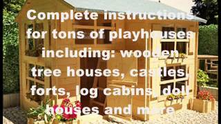 How to Build a Playhouse Out Of Wood | Wooden Playhouse Plans