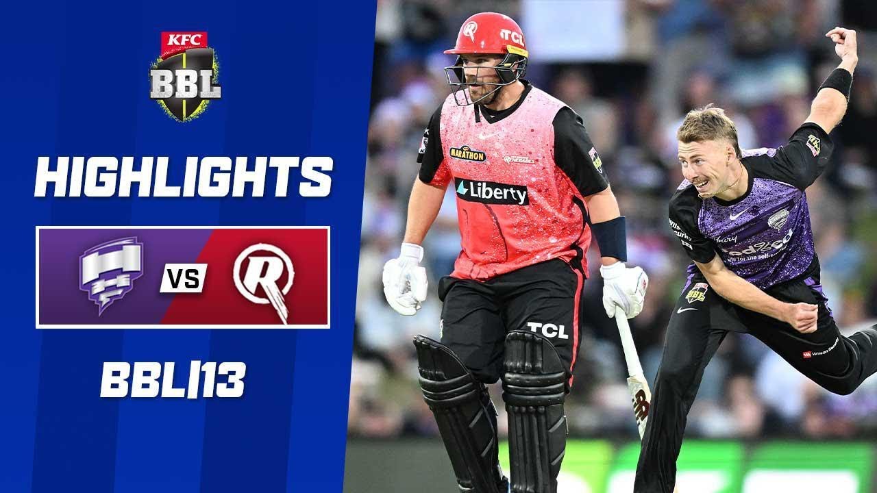 Hobart Hurricanes V Melbourne Renegades | BBL|13 - YouTube