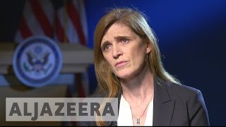 Outgoing US ambassador to the UN Samantha Power talks about Syria, Putin and Trump