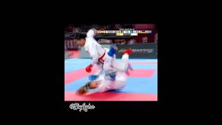Amazing karate Female kumite 68+ KG | M. Torres Garcia (ESP) | WKF #shorts #karate #martialarts
