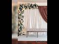 Bollywood style wedding decoration ideas DIY backdrop flowers #bollywood #shorts #viral #trending