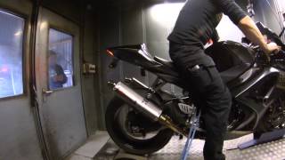 2007 GSXR 1000 Yoshimura seamless Translogic Quickshifter Run on dyno @Hoegee Performance Center