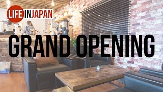 Grand Opening of our Paz Coffee Shop | Life in Japan Episode 10