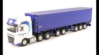 Oxford Diecast Daf XF Euro 6 Combitrailer Container Maritime Transport