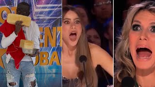 Omg 😨 189 years old magician transformed 2 big stone to 2 loaf of bread at AGT