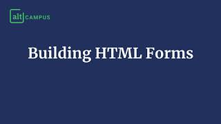 HTML Form Basics Explained