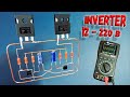 ✅ A simple 12-220 inverter! Volumetric installation! +Bonus in the description.  Multimeter ToolTop.