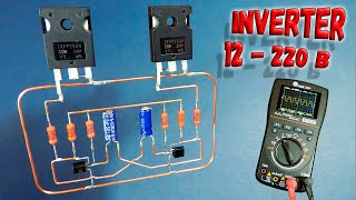 ✅ A simple 12-220 inverter! Volumetric installation! +Bonus in the description.  Multimeter ToolTop.