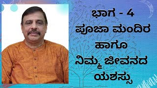 ಭಾಗ - 4 ಪೂಜಾ ಮಂದಿರ ಹಾಗೂ ನಿಮ್ಮ ಜೀವನದ ಯಶಸ್ಸು - ಶ್ರೀ ಸಚ್ಚಿದಾನಂದ ಬಾಬು ಗುರೂಜಿ - 12-09-2021