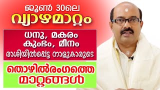 വ്യാഴമാറ്റം ഈ  രാശിക്കാരുടെ  കർമ്മരംഗത്തെ മാറ്റം | ജ്യോത്സ്യർ ബിനു ബ്രഹ്മാനന്ദൻ | Astrological Life