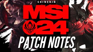 MSI PATCH IS HERE (to ruin solo queue) | League of Legends Patch Notes 14.8 Preview