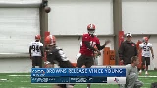 Browns release quarterback Vince Young