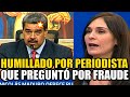 MADURO NO SUPO QUÉ RESPONDER CUANDO LE PREGUNTARON POR EL FRAUDE Y QUEDÓ EN RIDÍCULO| BREAK POINT