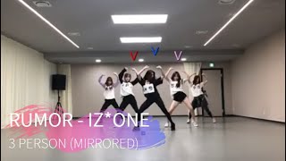 Rumor - IZ*ONE |3 Person| Mirrored