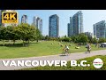 Vancouver B.C. City Walking Tour in 4K - 12.5 Miles/20Km