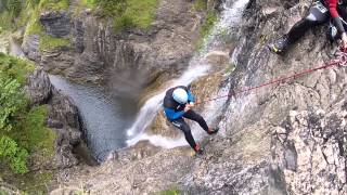 Fun-Rafting - Jumping Jack - Canyoning im Lechtal / Reutte / Tirol / Österreich