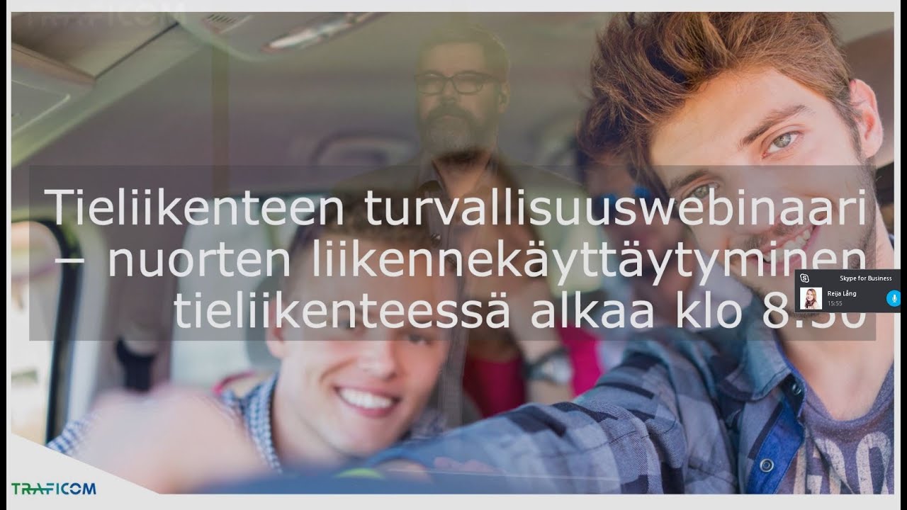 Tieliikenteen Turvallisuuswebinaari - Nuorten Liikennekäyttäytyminen ...