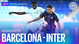 BARCELONA 2-0 INTER | U19 HIGHLIGHTS | UEFA YOUTH LEAGUE 22/23 ⚽⚫🔵
