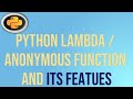 Anonymous/Lambda Functions In Python #31