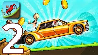 Hill Climb Racing - Luxury car, Gameplay Walkthrough ( iOS , Android ) | Unlimited Coins & Diamonds
