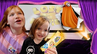 FAMiLY MOViE PARTY with ORANGE!!  Rainbow Ghosts inside our House? Adley & Niko