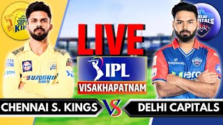 IPL 2024 Live: CSK vs DC Live Match | IPL Live Score & Commentary | Chennai vs Delhi Live Match