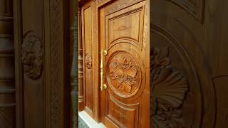 #woodworking#woodcarving#maindoor#maindoordesignletest stunning wooden main entrance rosewood doors