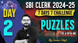 SBI Clerk Reasoning 2024-25 | SBI Clerk Reasoning Puzzles | Reasoning By Saurav Singh