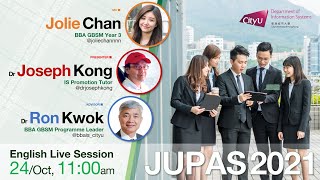 JUPAS Information 2021 (English) | JS1017 JS1018 JS1019 | CityU Information Systems