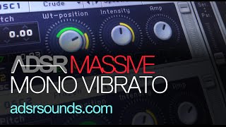 NI Massive Tutorial - Mono Vibrato