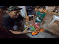 Budak gila excavator toys,bapak bawa pergi pasar malam beli lori pasir, mengamuk la kawan #excavator