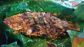 Puzha meen/River fish pollichathu/zama world