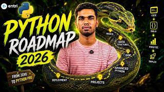 Python Roadmap 2026 for Beginners (Telugu) | Python Developer Journey Step by Step