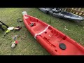 plastic welding my kayak → cutting kayak in half part 2