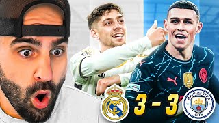 Real Madrid 3-3 Man City l LIVE REACTION