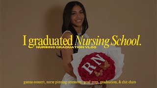 NURSING SCHOOL GRADUATION VLOG♡ gunna concert, pinning ceremony, and all things graduation!!!!