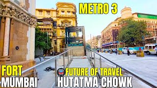 Hutatma Chowk Metro 3 Station | Latest Updates, Connectivity \u0026 Future of Mumbai Travel!