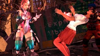 철권Tekken☆알리사와 조시 개싸움Dogfight between Alisa and Josie