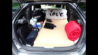 Living in a Honda Civic hatchback