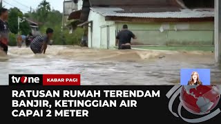 Banjir Rendam Ratusan Rumah di Rokan Hulu | Kabar Pagi tvOne